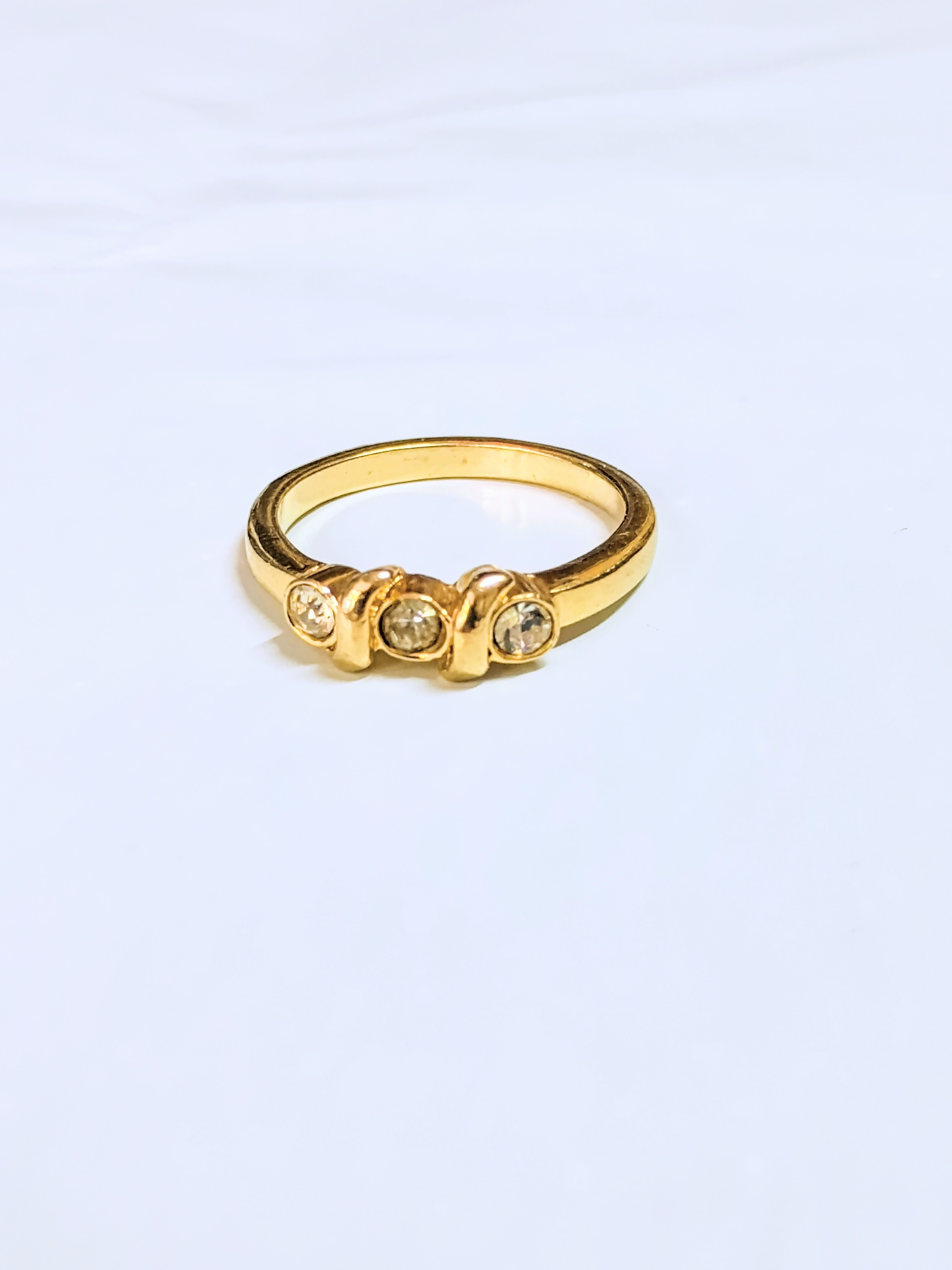 Triple Stone Vintage Ring
