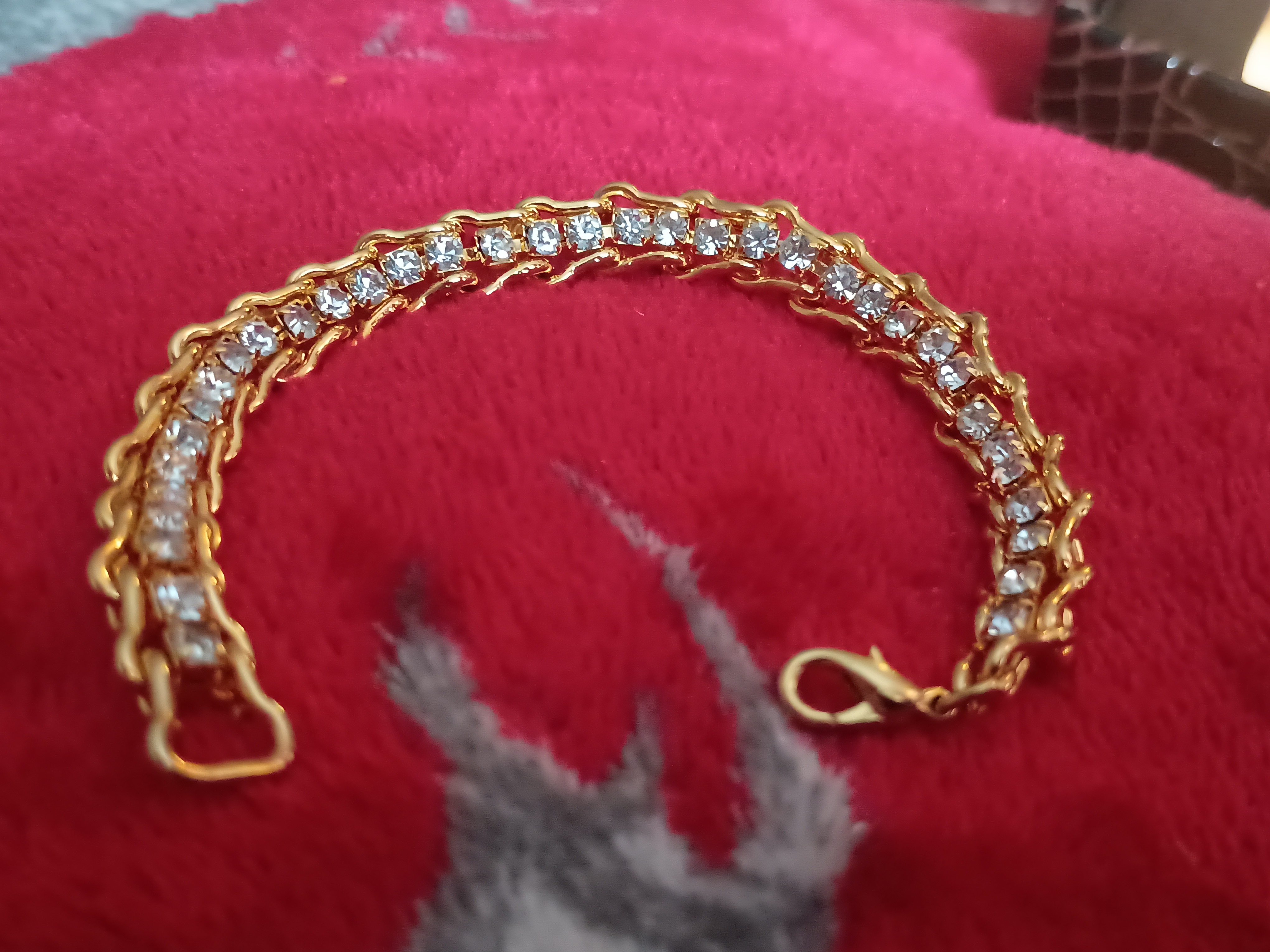 Diamante tennis bracelet