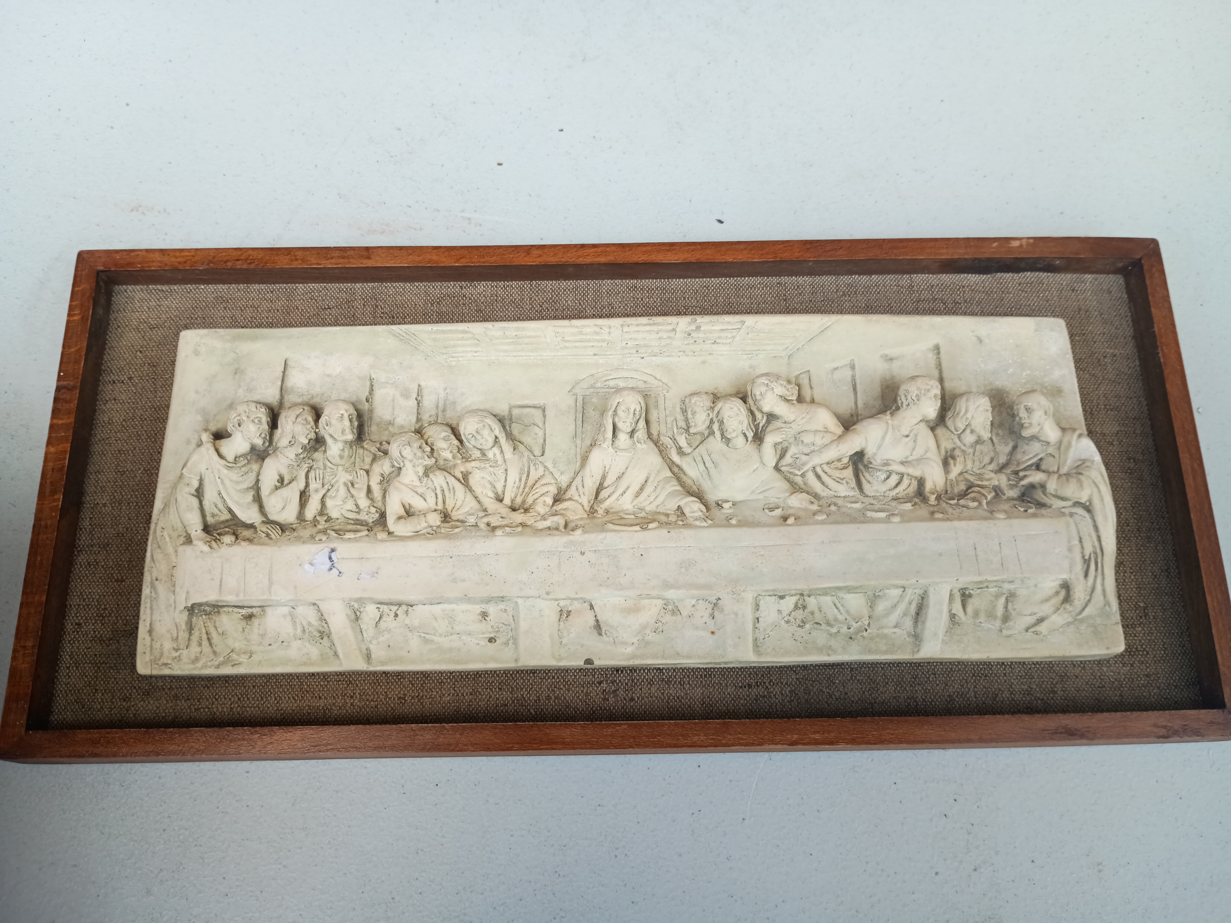 Vintage last supper plaque from holy land