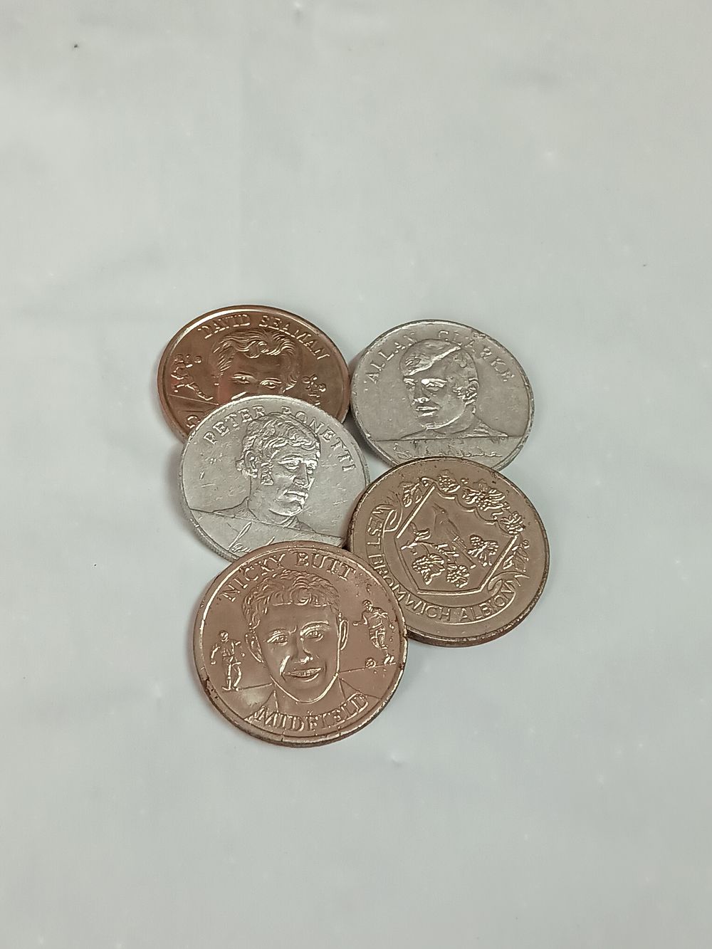 Lot 212: Collectable Football Coins
