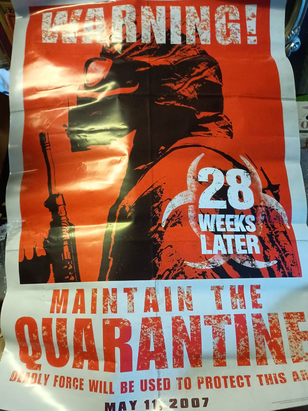 Lot 244: Large movie poster