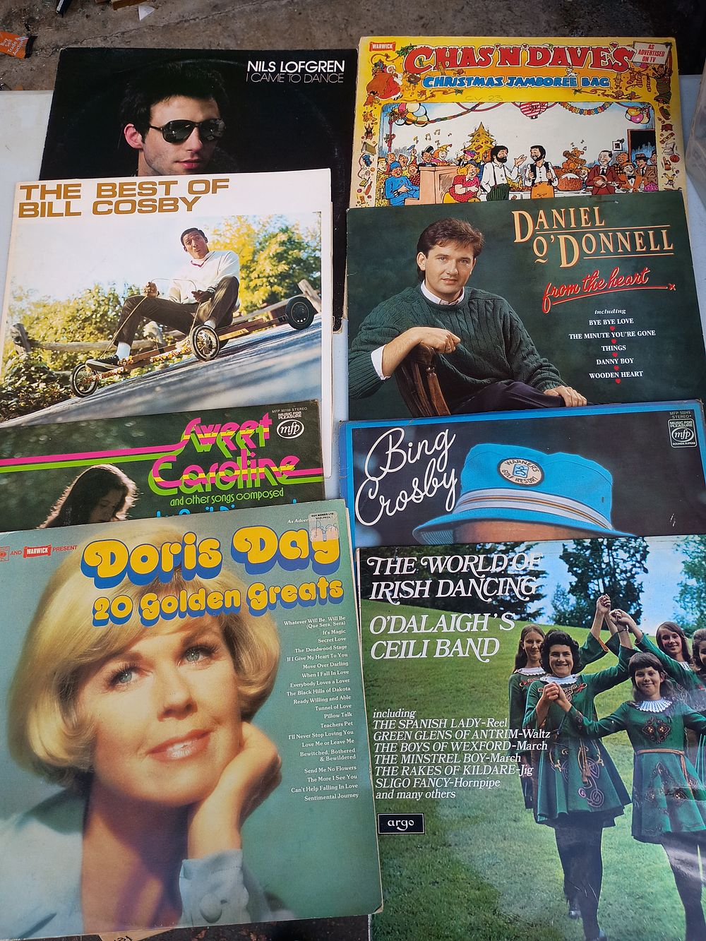 Lot 251: Large lot of vintage vinyl