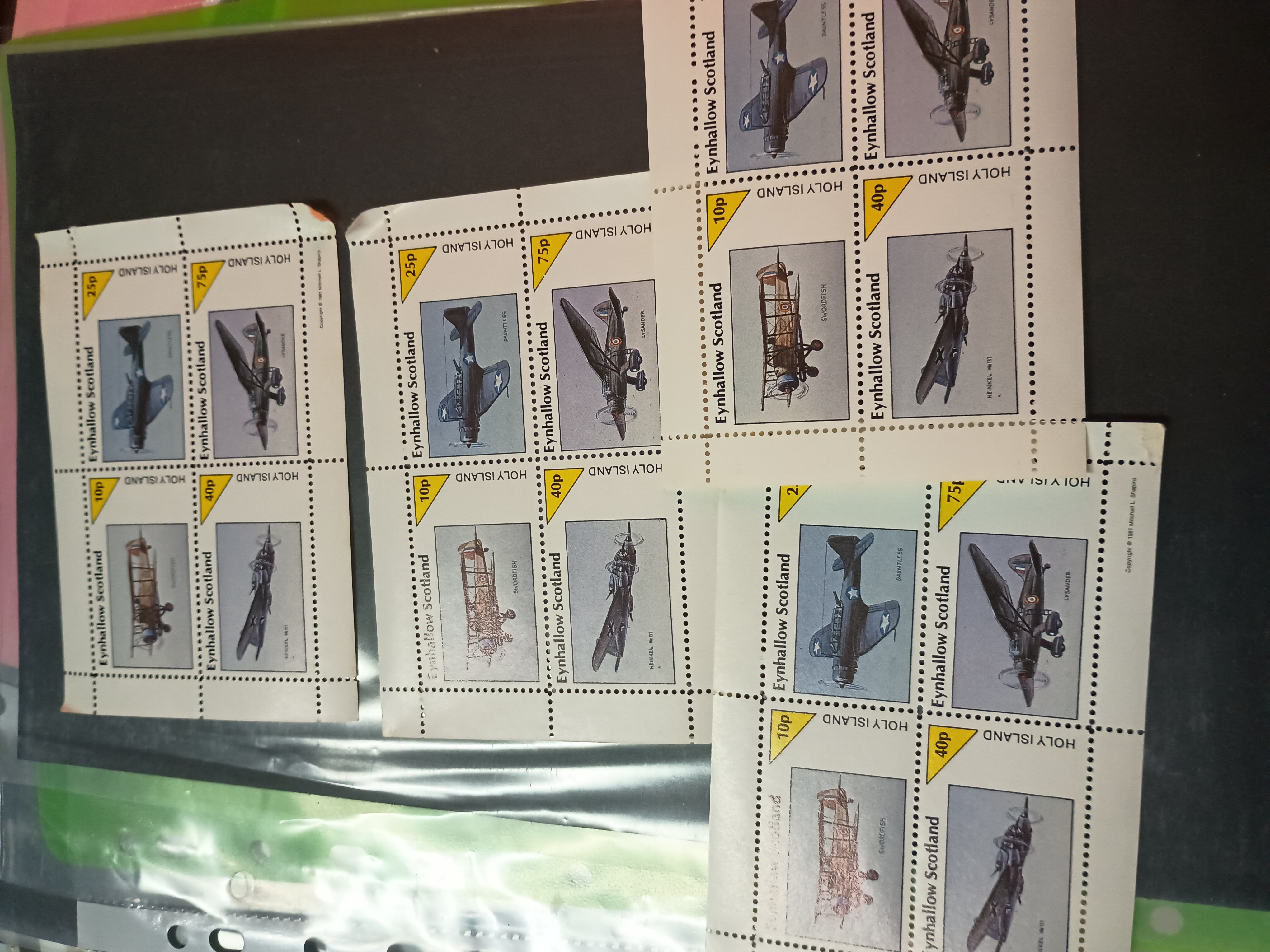 Holy island stamps