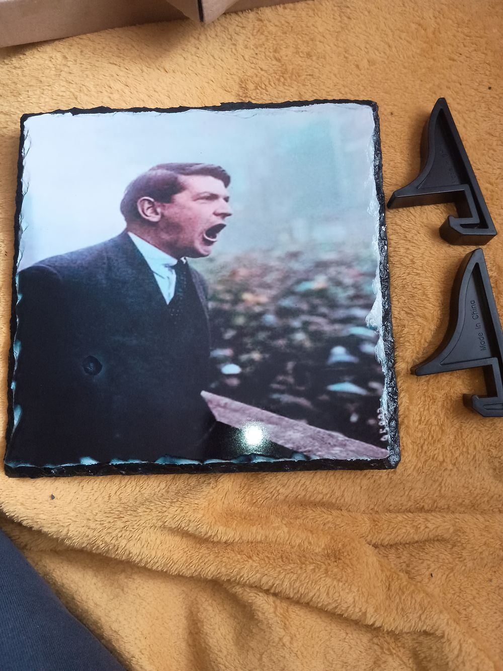 Lot 125: Micheal Collins plaque