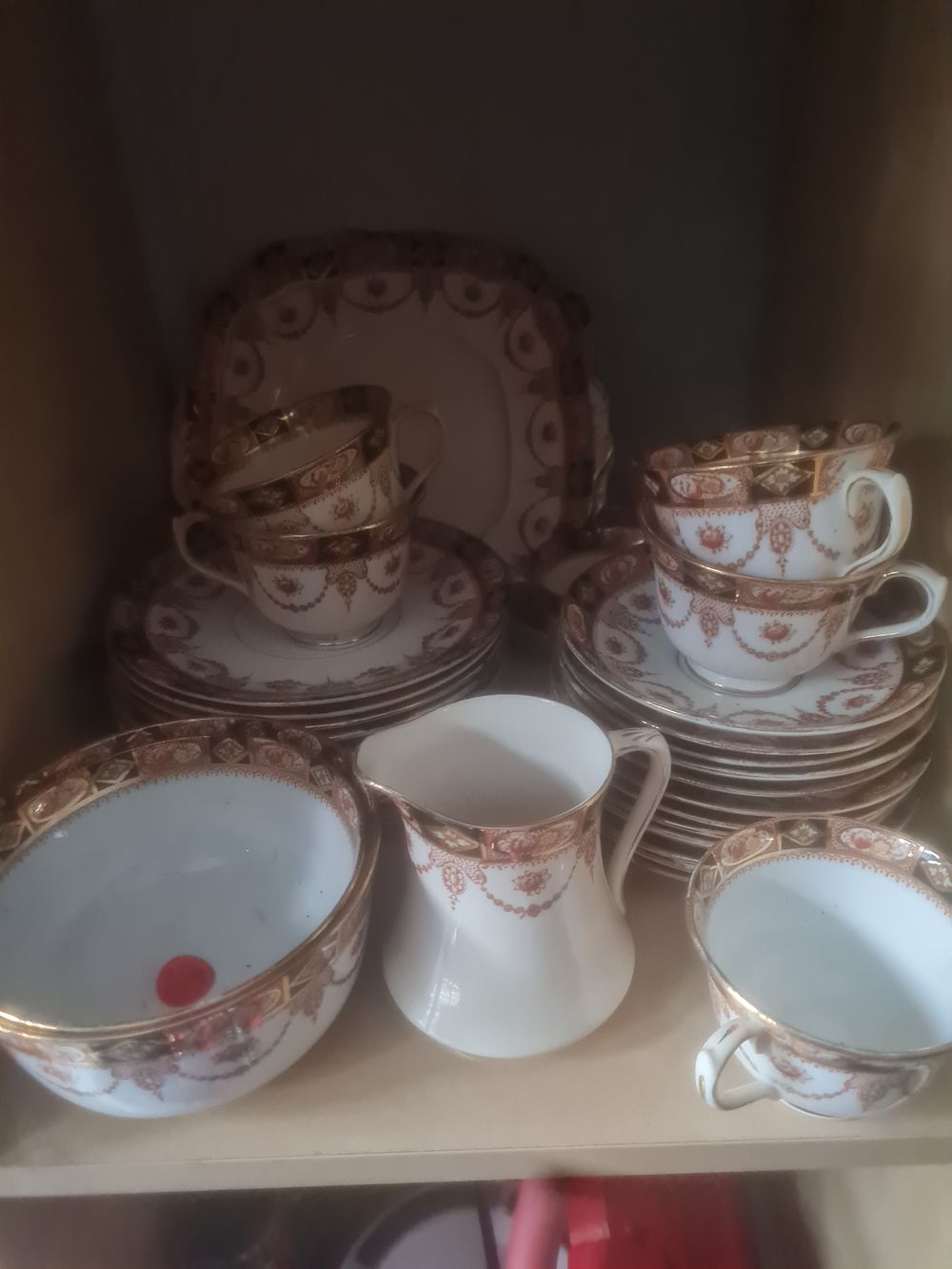 Lot 224: Very large royal albert tea set