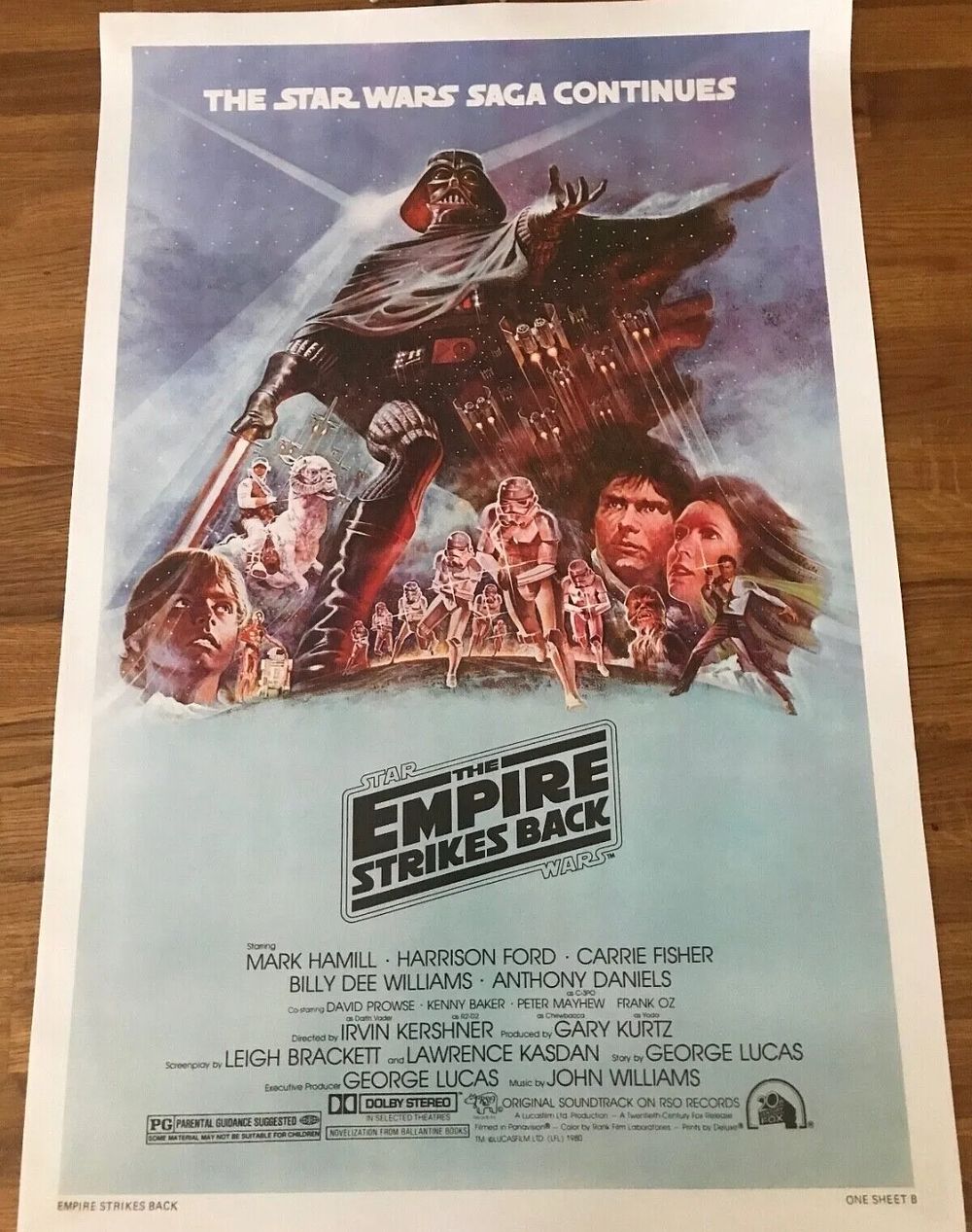Lot 258: Large movie poster