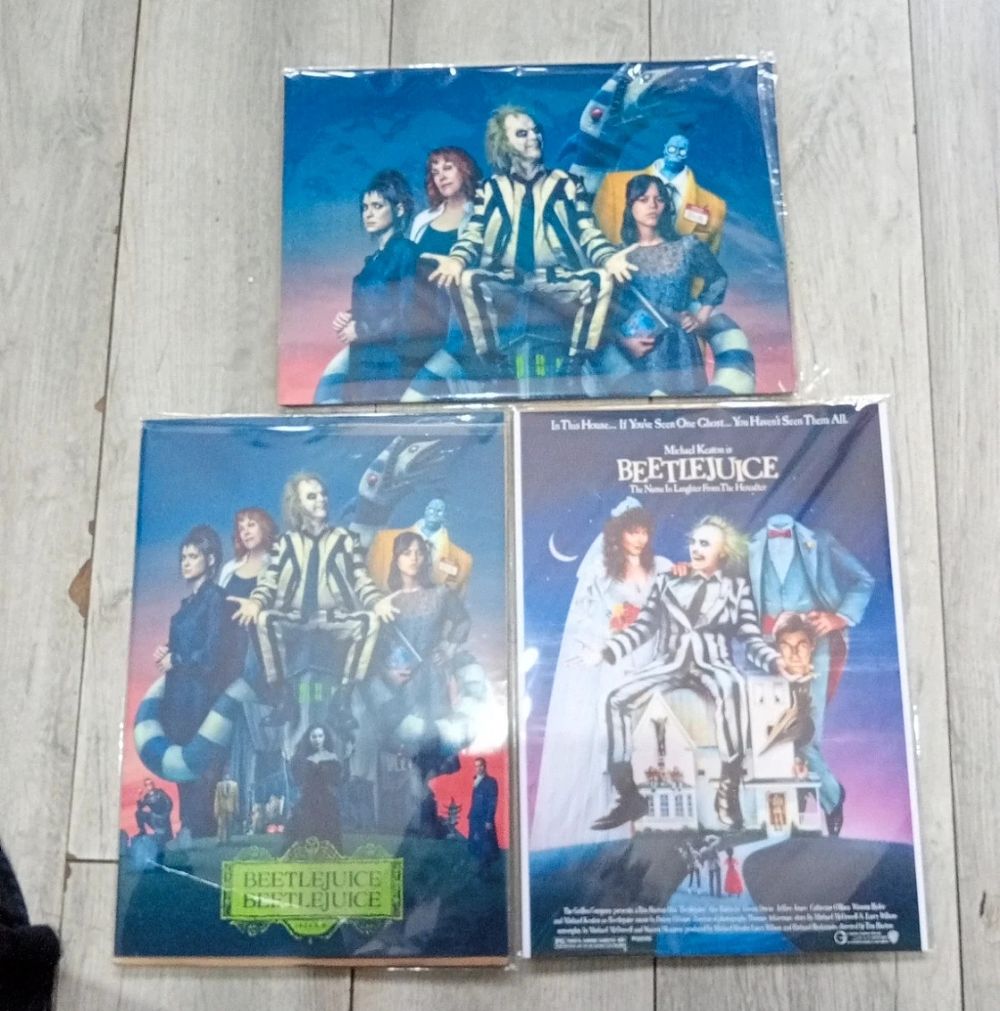 Lot 336: High gloss print in cardboard backing sleeve  x 3