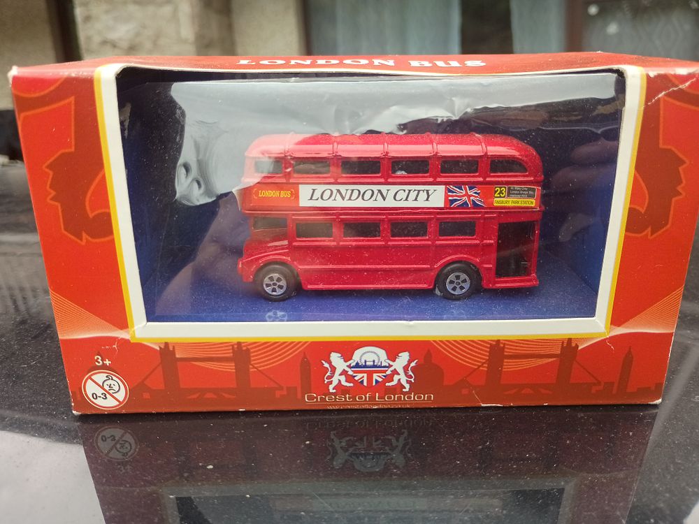 Lot 353: Boxed London bus