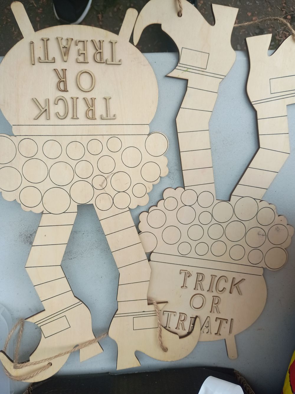 Lot 365: 2 wooden signs