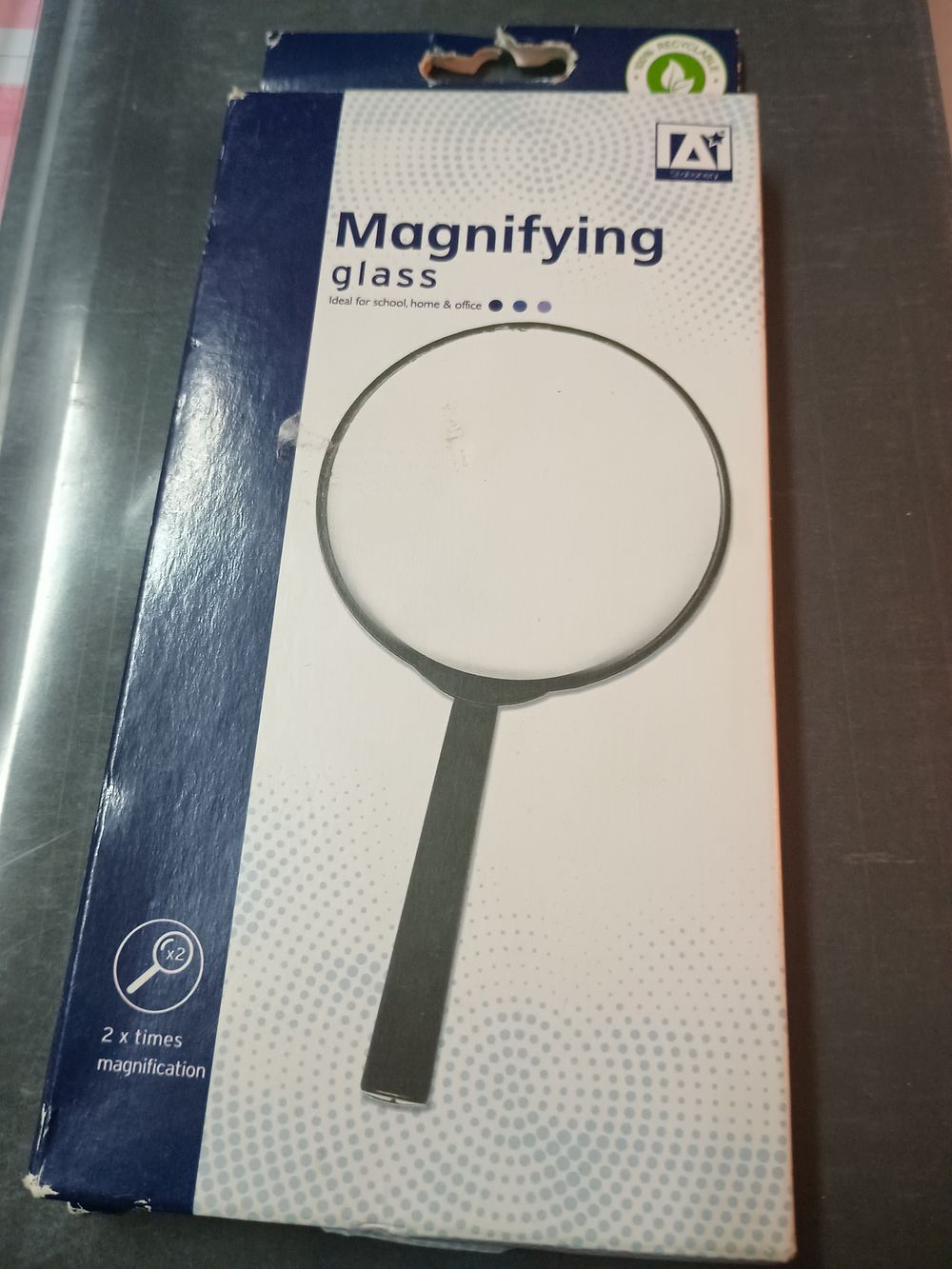 Lot 221: Boxed magnifying glass