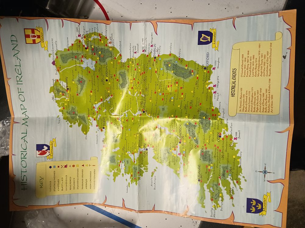 Lot 137: Historal map of Ireland