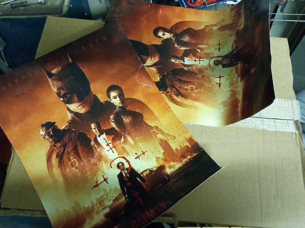 Lot 169: 2 batman posters