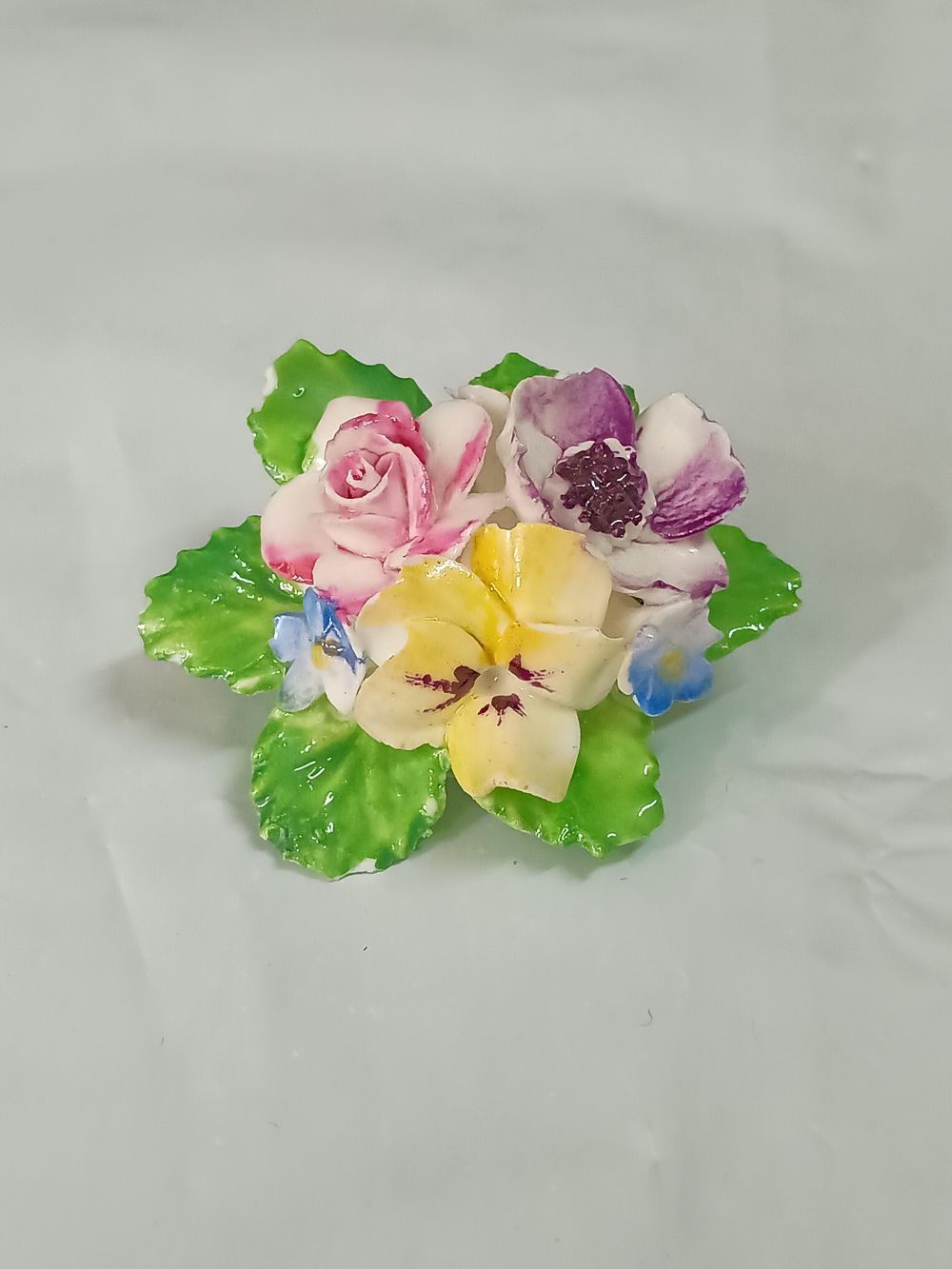 Lot 206: Vintage Royal Adderley Floral Broach