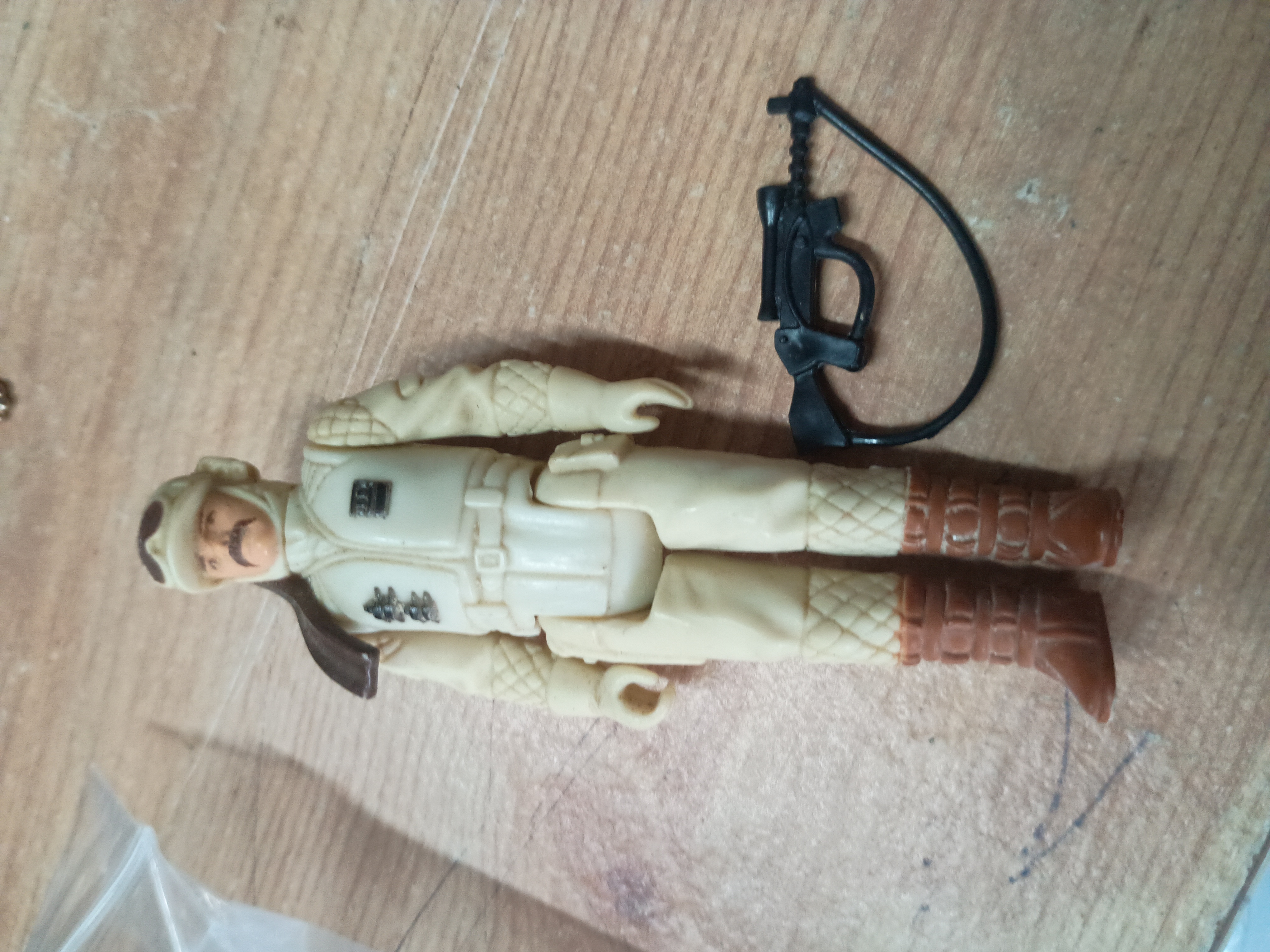 Vintage star wars 1980s figure with weapon