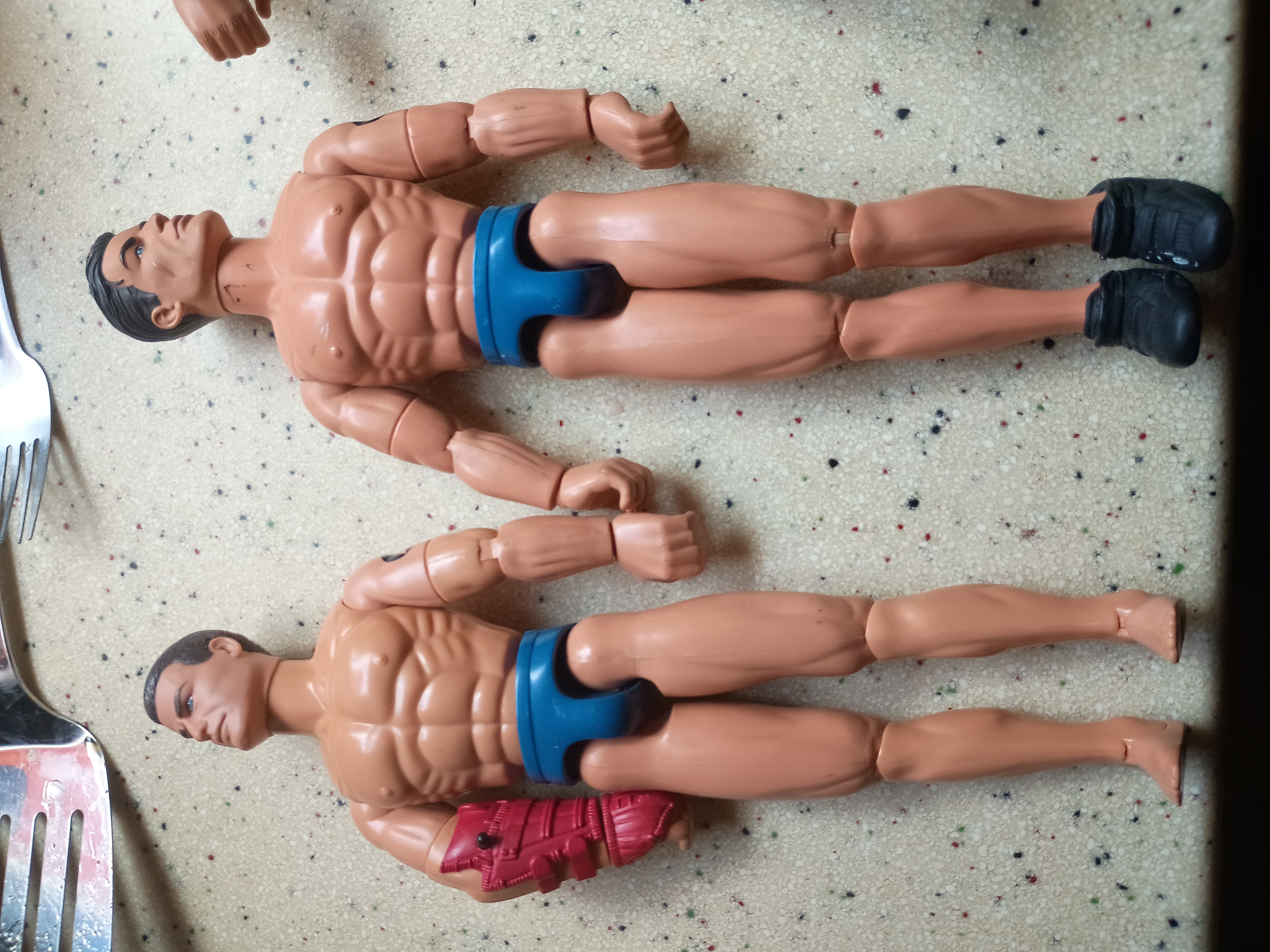 Vintage action man x 2