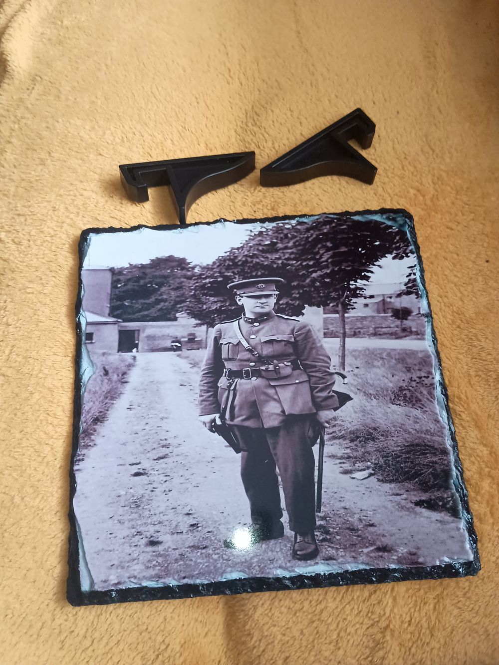 Lot 198: Micheal Collins plaque