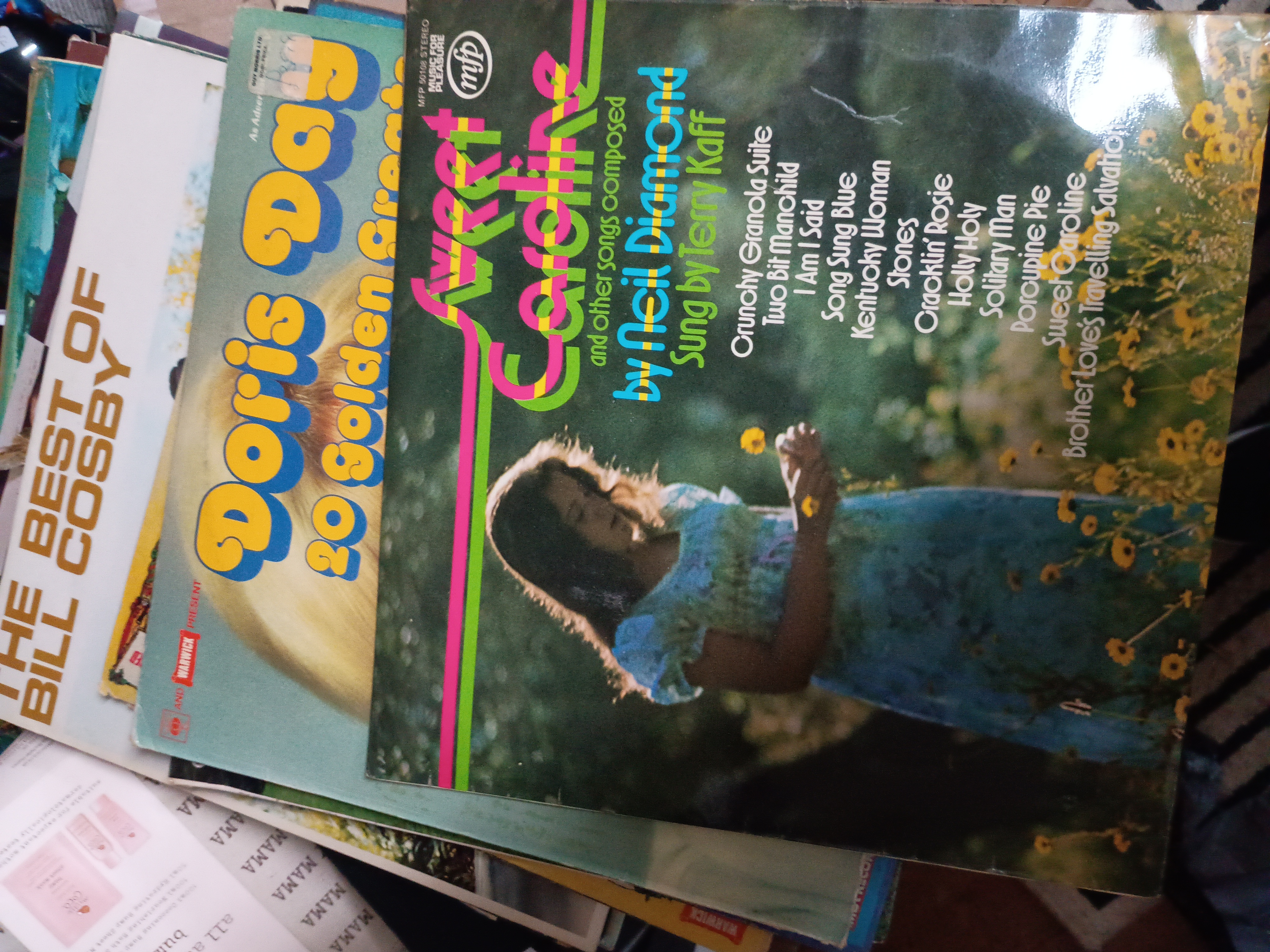 Large lot of vintage vinyls