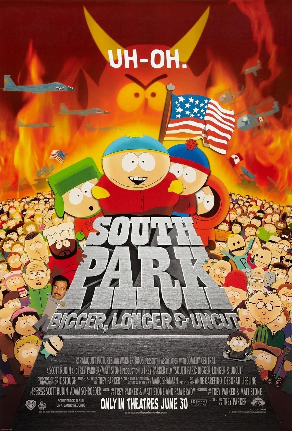 Lot 178: South park High gloss print in cardboard sleeve