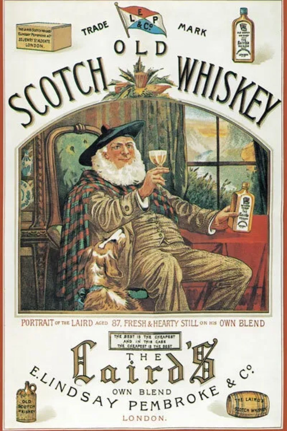 Lot 198: Scotch whisky High gloss print in cardboard sleeve