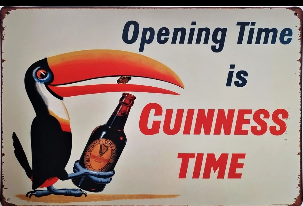 Lot 200: High gloss print in cardboard sleeve guinness