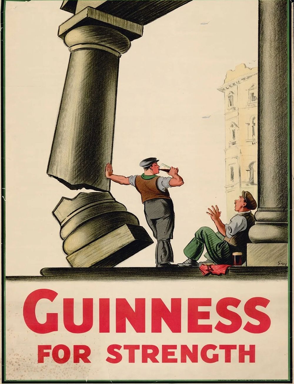 Lot 206: Guinness High gloss print in cardboard sleeve