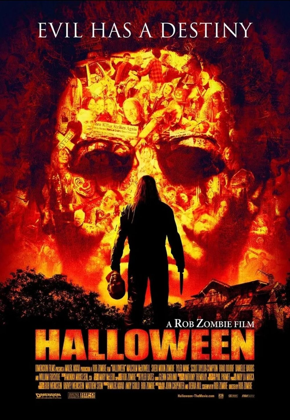Lot 259: Horror high gloss print in cardboard sleeve