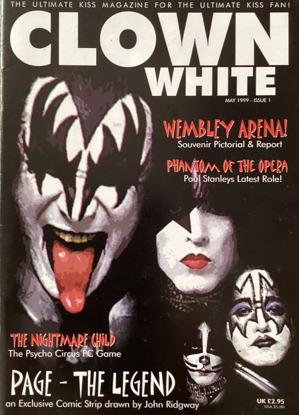 Lot 263: Clown high gloss print in cardboard sleeve