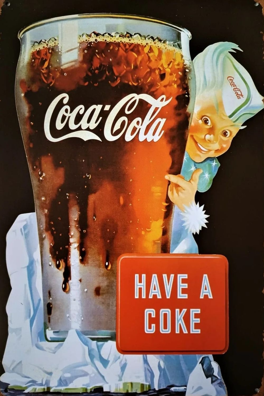 Lot 309: Coca Cola High Gloss print in cardboard sleeve