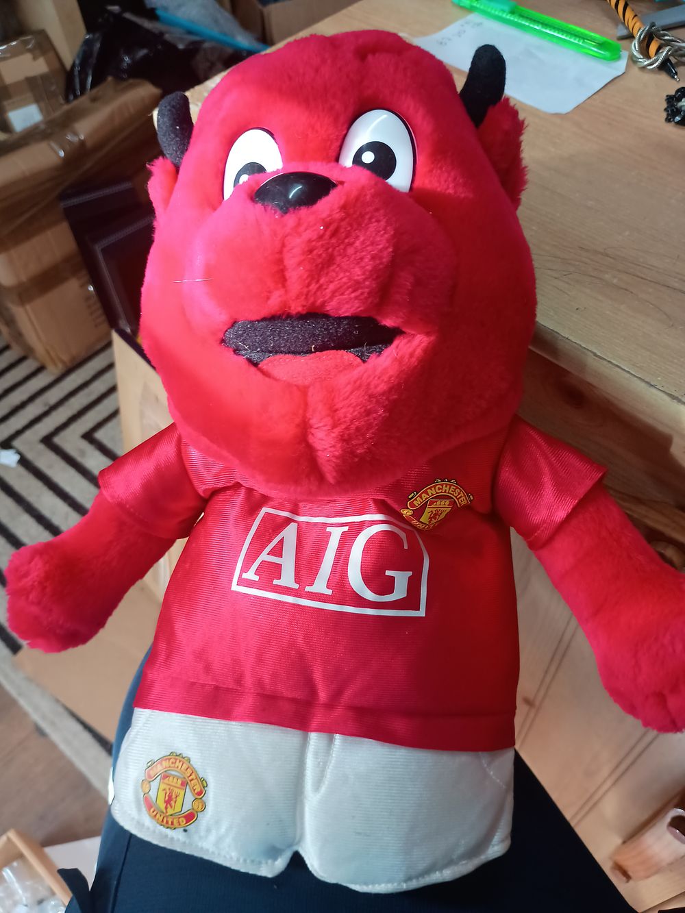 Lot 70: Manchester utd puppet
