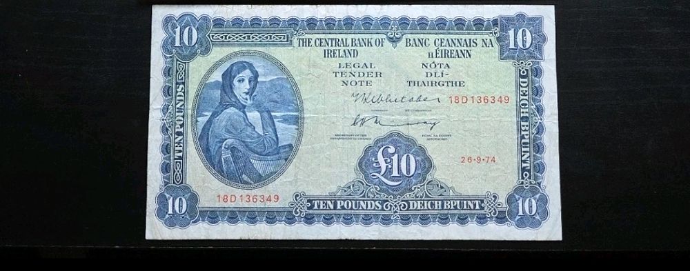 Lot 126: Vintage irish bank note