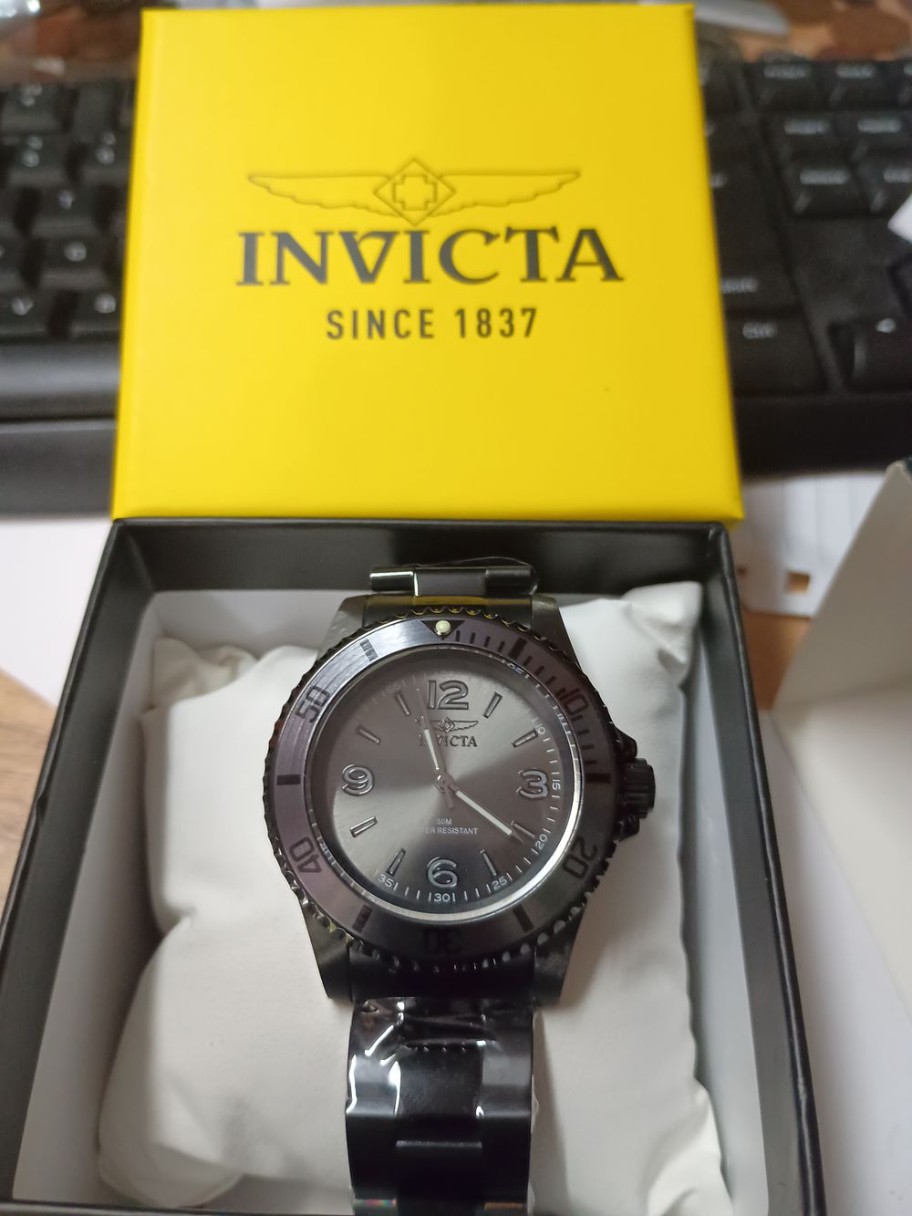 Lot 56a: Boxed Invicta watch