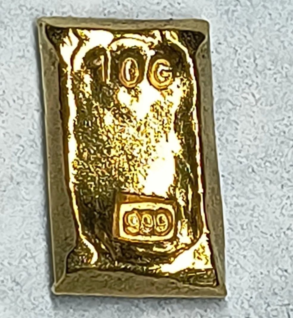 Lot 252: Gold bar