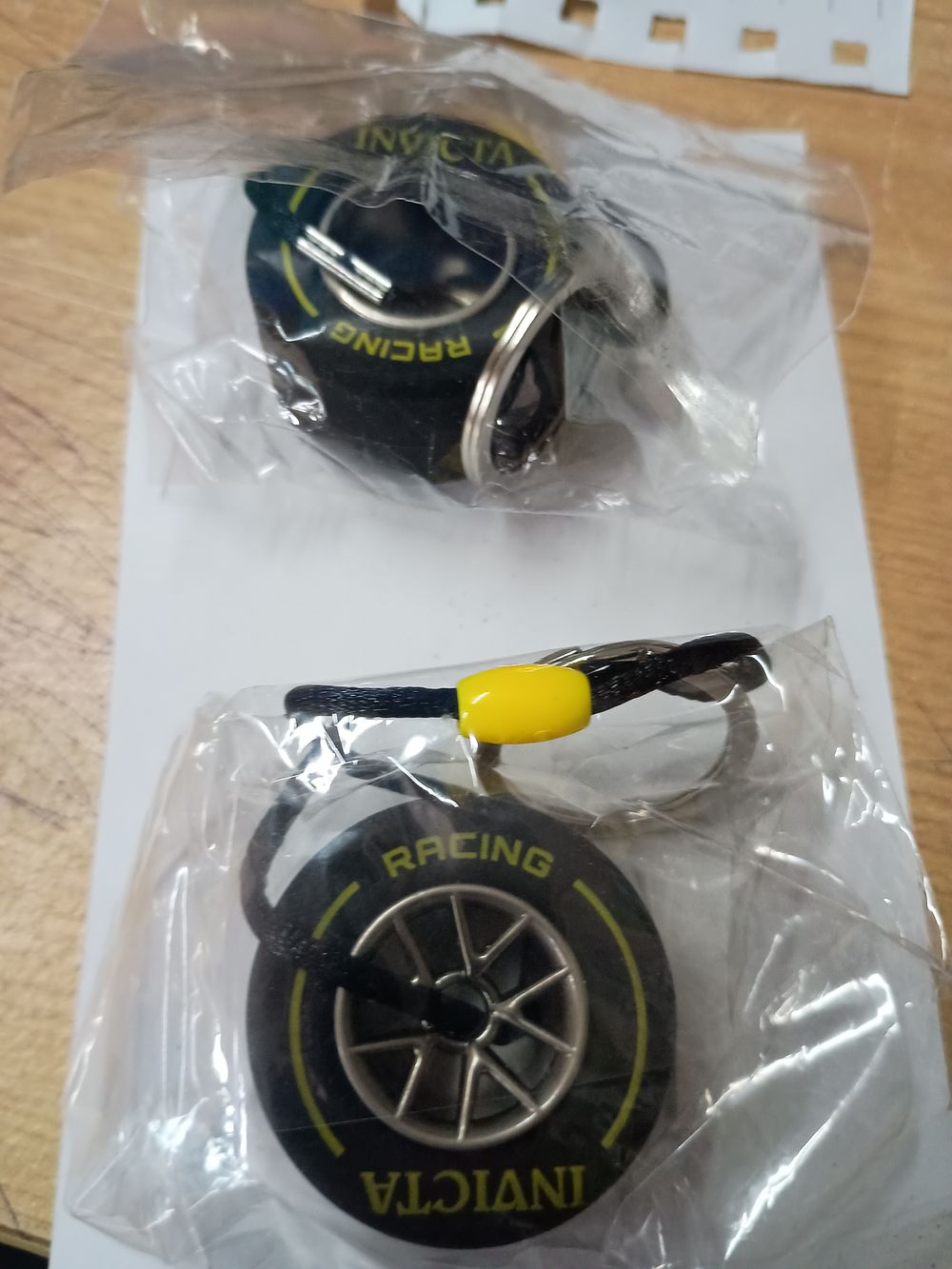 Lot 36: 2 Invicta key rings