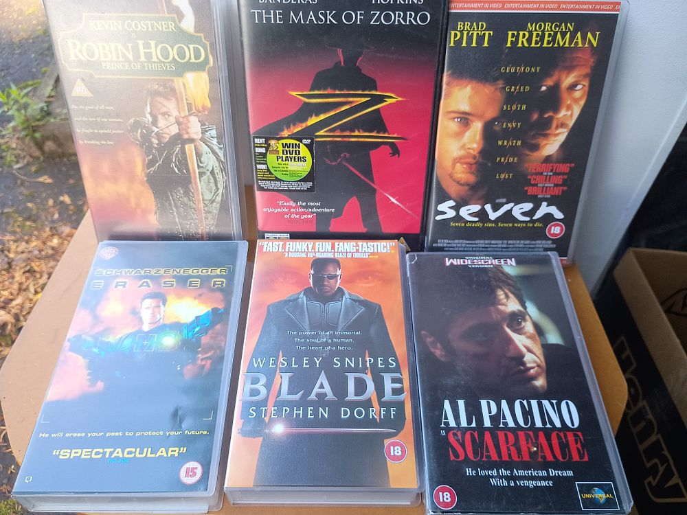 Lot 126: Vintage VHS lot