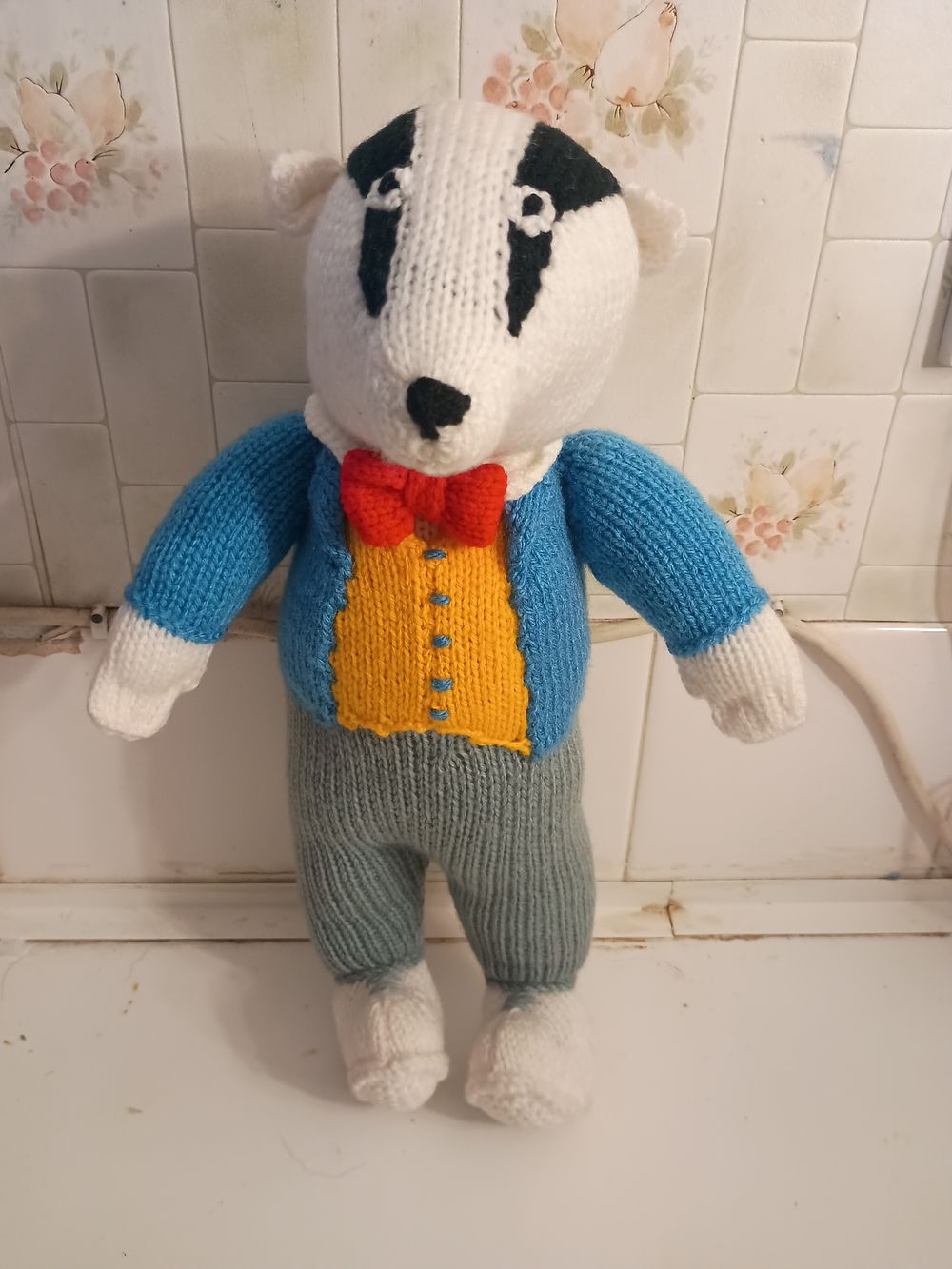 Lot 168: Badger Crochet Plush