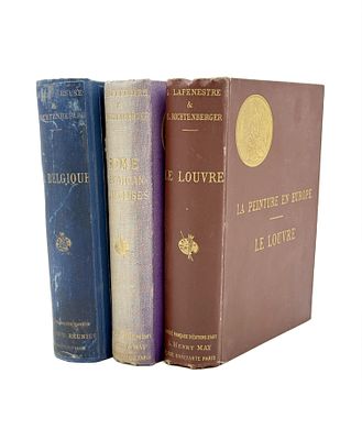 Путеводители по музеям на французском 3 книги