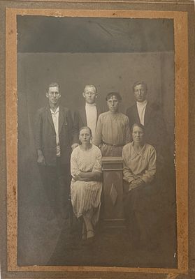 Семейное фото, мода 1930-е годы. 14х19см.