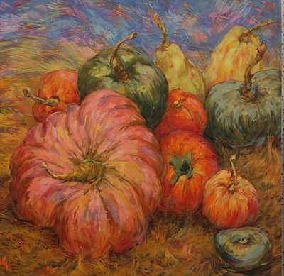 Ожидание феи, 100х100 , х.м. 2025 г. 
Удалов Константин Николаевич. 
Биография: 