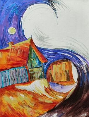 Удалов Константин Николаевич “Лунная волна 60х80 х.см.техника. . Живопись - это настроение и 