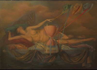 Чайкун Сергей - Нега, 2003. Холст масло. 
ПРОВЕНАНС: ИЗ СЕМЬИ ХУДОЖНИКА 
Художник 