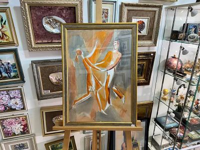 Шмохин Виктор Михайлович - Один танец на двоих, 1973. Заслуженный художник России. В 1962 - 1965 