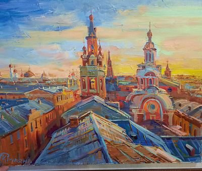 Крупень Светлана - Закат над Москвой . Крупень Светлана родилась в 1963 году в городе Дубне 