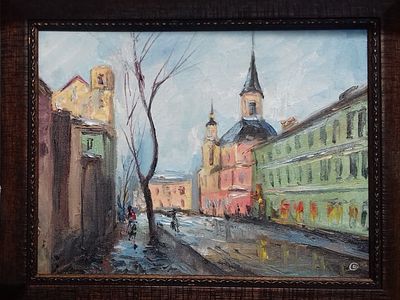 Шимко Светлана - Новая Басманная . Холст, масло. 40х30 см