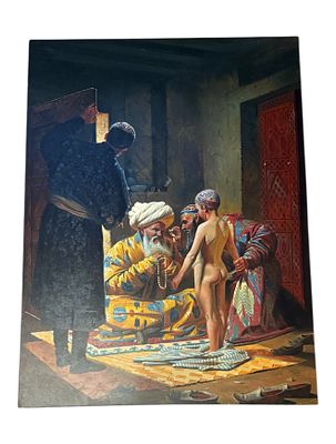 Владимир Ребров - Копия картины В.В. Верещагина "Продажа ребёнка-невольника". Копия музейного 