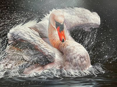 Бокоев Талгат - Лунный свет, холст, масло. 80х110 см. Талгат Мелисович Бокоев (17.07.1987) 
Член 