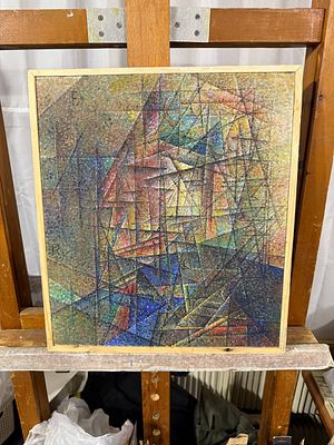 Фёдор Рабичев - Мужчина, 2021. ИЗ МАСТЕРСКОЙ ХУДОЖНИКА 
Холст, масло. 40х35 
Фёдор Леонидович 