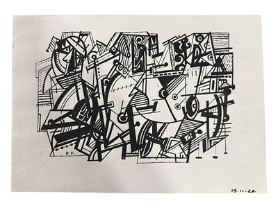 Фёдор Рабичев - Размышления о кубизме. ФОРМАТ А4. ИЗ МАСТЕРСКОЙ ХУДОЖНИКА! 
Фёдор Леонидович 