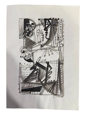 Фёдор Рабичев - Эрос. БУМАГА, СМЕШАННАЯ ТЕХНИКА.. 
ФОРМАТ А4. ИЗ МАСТЕРСКОЙ ХУДОЖНИКА 
Леонидович 