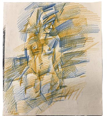 Фёдор Рабичев - Натурщица. БУМАГА, СМЕШАННАЯ ТЕХНИКА.. 
30х35 см. ИЗ МАСТЕРСКОЙ ХУДОЖНИКА 
Родился 