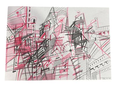 Фёдор Рабичев - Эскиз к картине "Музыкант". БУМАГА, СМЕШАННАЯ ТЕХНИКА.. 
ФОРМАТ А4. ИЗ МАСТЕРСКОЙ 